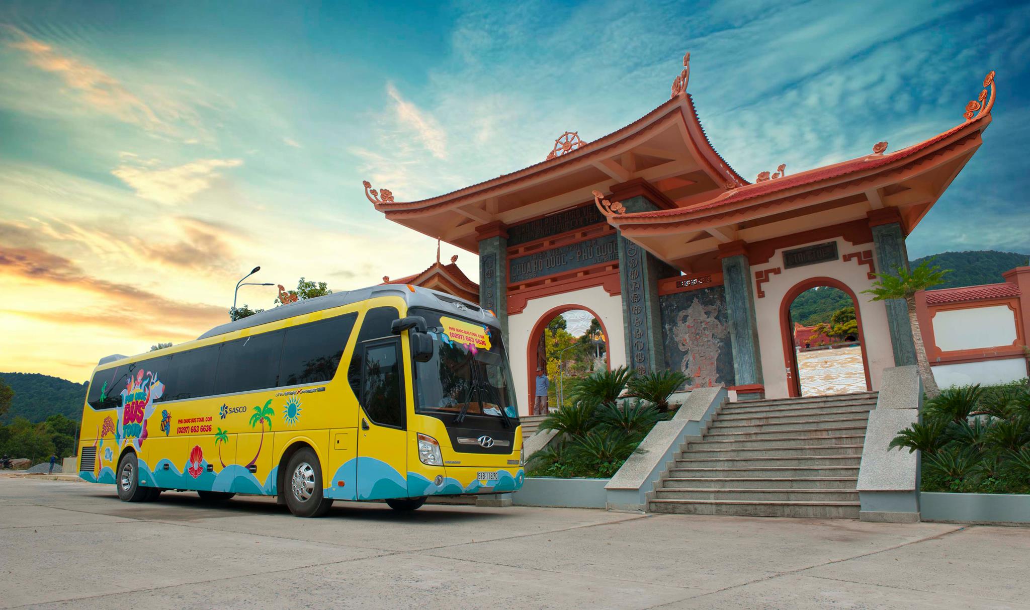 Những tuyến xe buýt Phú Quốc hữu ích cho khách du lịch tự túc