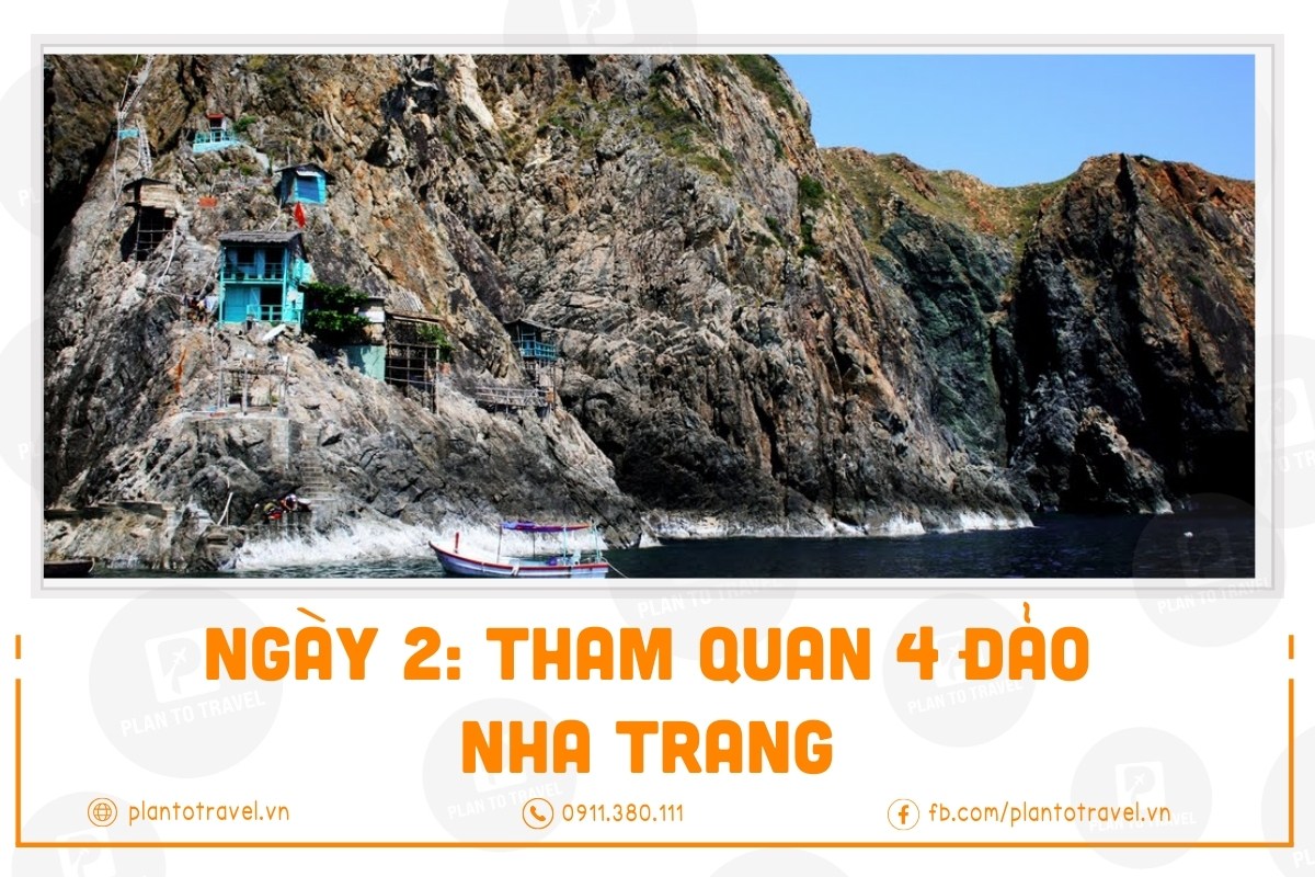 Ngày 2: Tham quan 4 đảo Nha Trang 