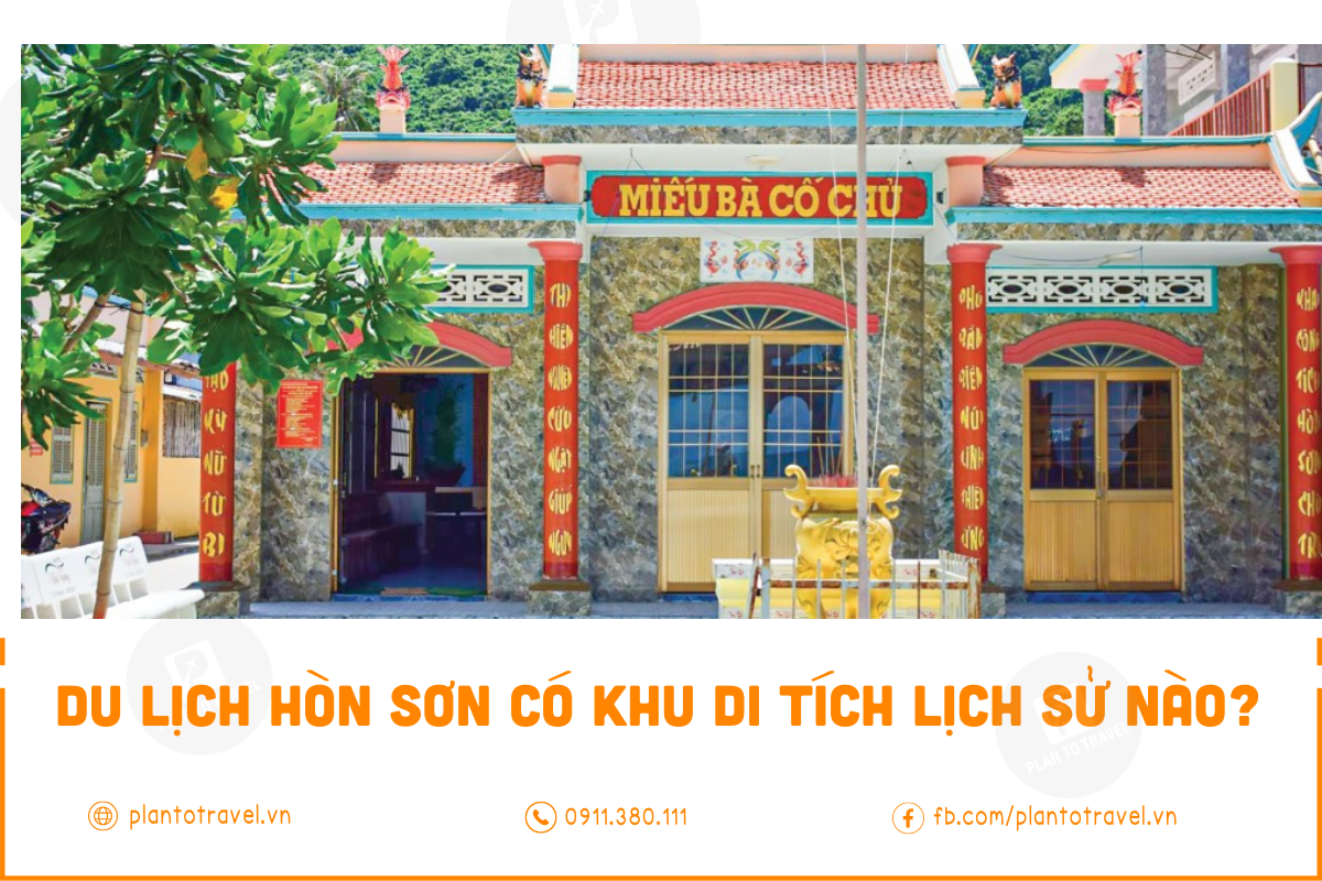 Du lịch Hòn Sơn có khu di tích lịch sử nào?