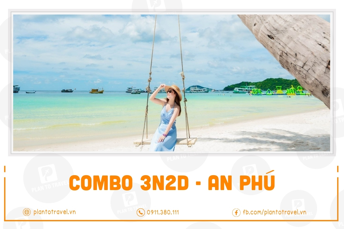 Combo 3 ngày 2 đêm Phú Quốc khách sạn An Phú 3*
