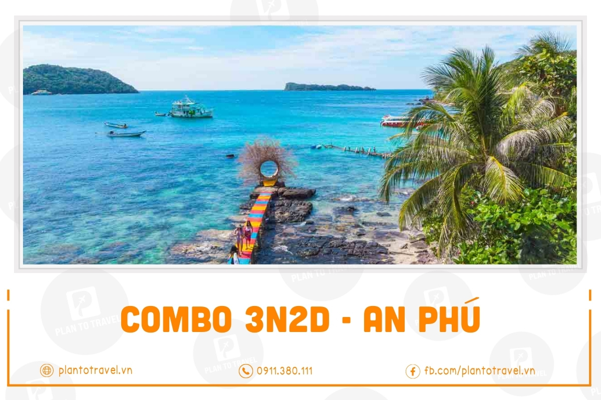 Combo 3 ngày 2 đêm Phú Quốc khách sạn An Phú 3*
