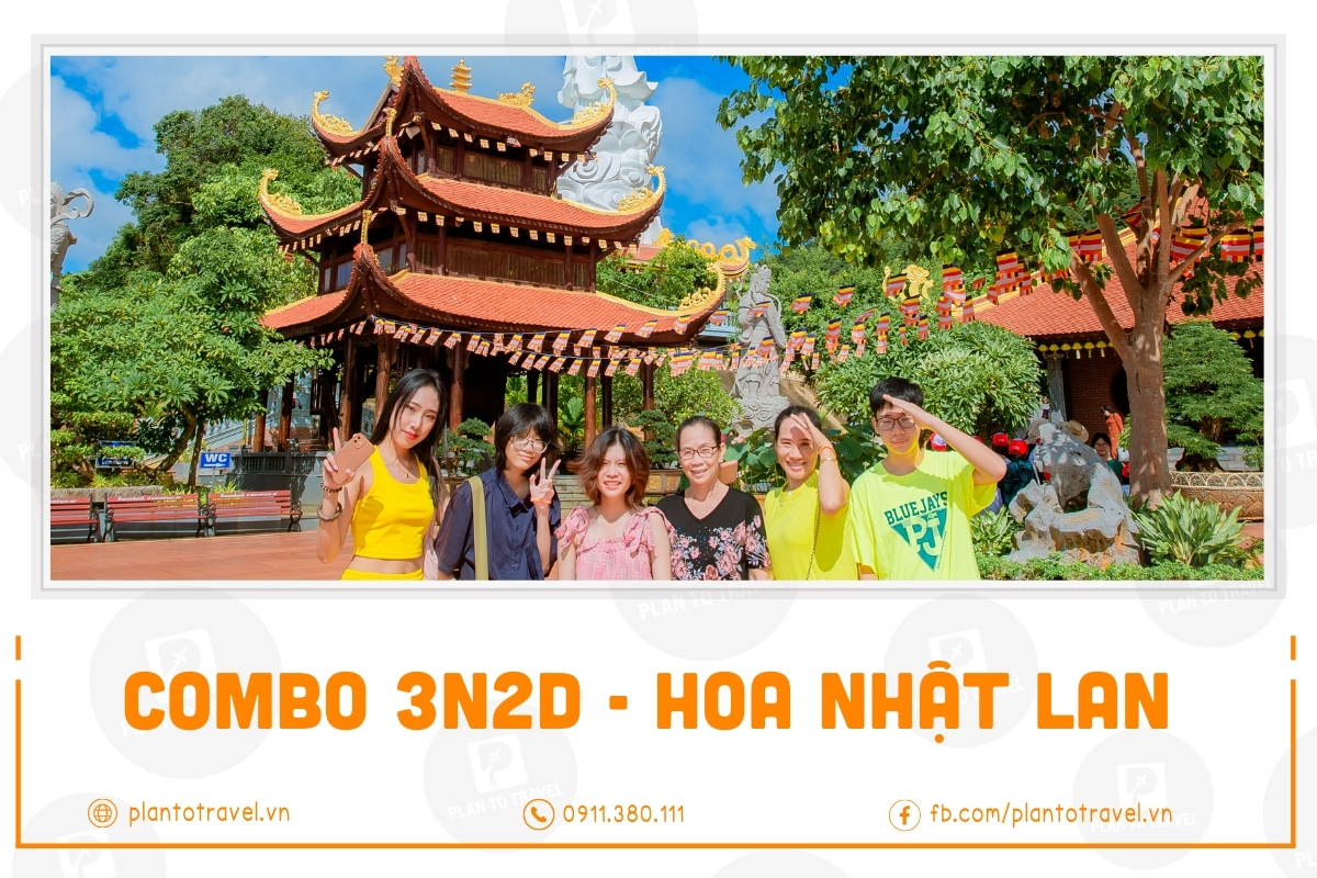 Combo 3N2Đ Hoa Nhật Lan trải nghiệm thú vị nhiều ưu đãi