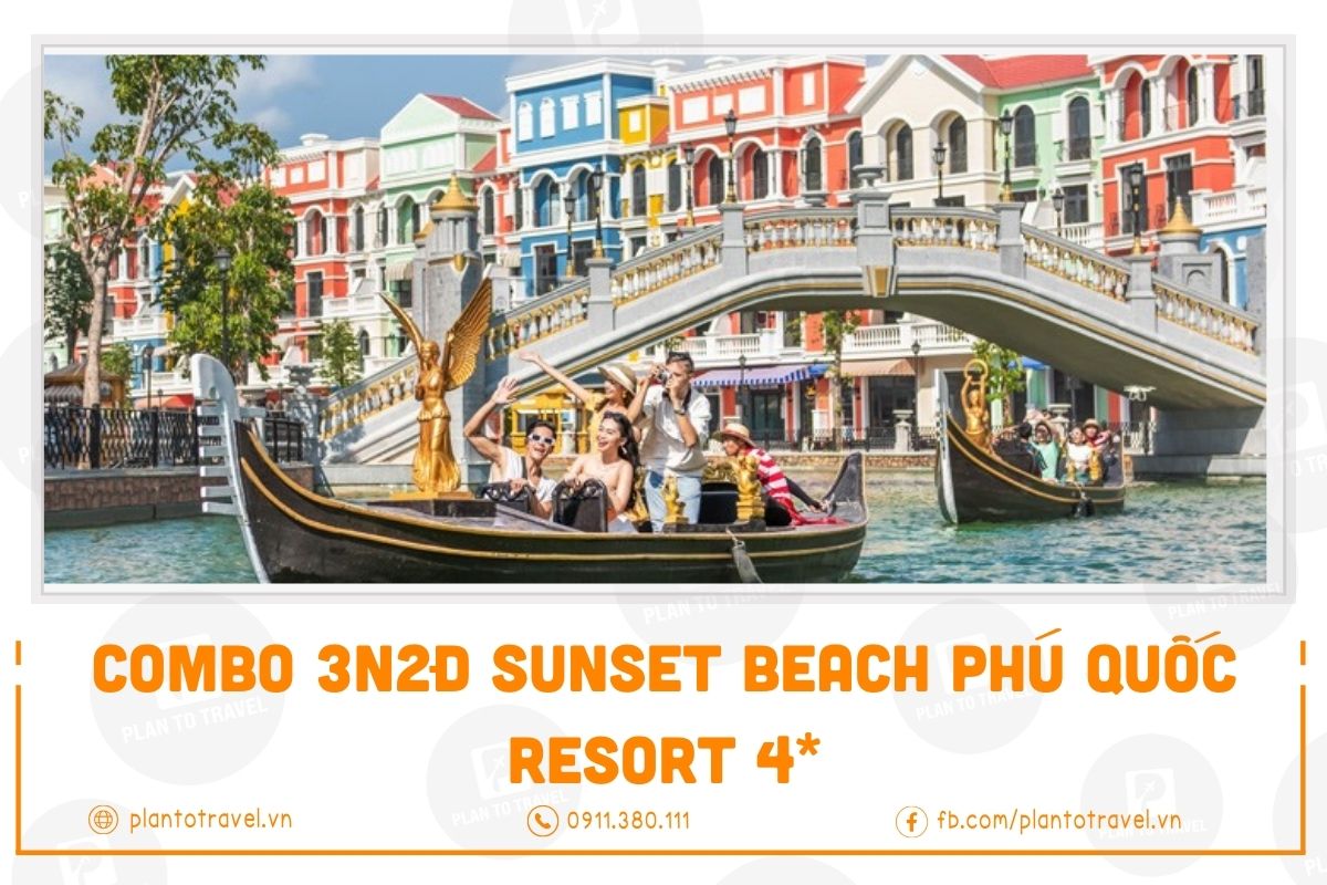 Combo 3N2Đ Sunset Beach Phú Quốc Resort 4*