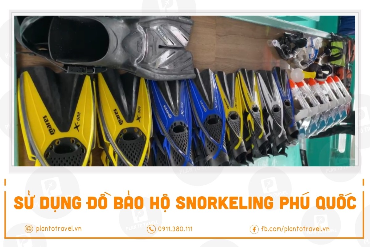 Hướng dẫn sử dụng đồ bảo hộ snorkeling tại Phú Quốc