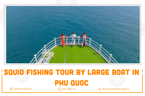 Squid Fishing Tour by Large Boat in Phu Quoc