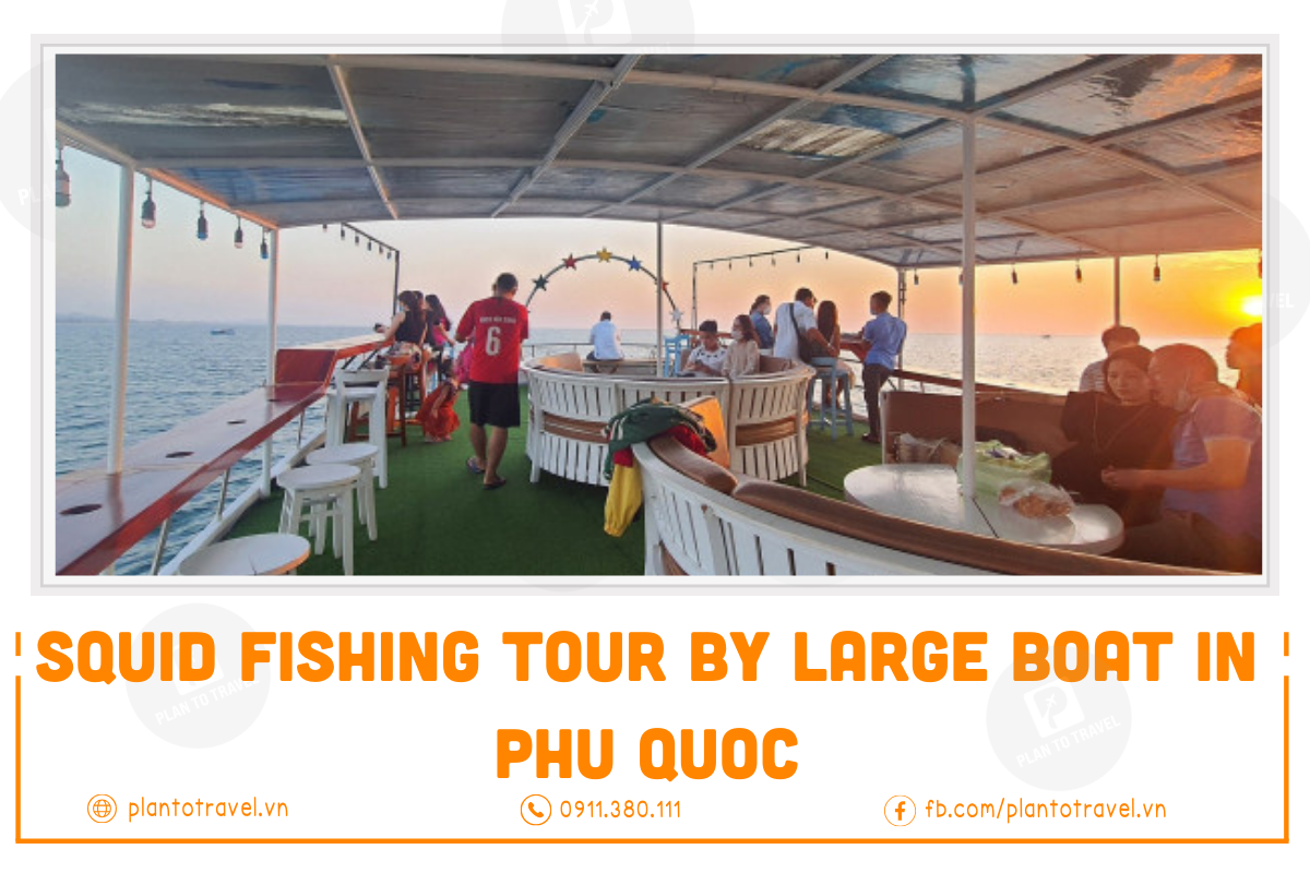 Squid Fishing Tour by Large Boat in Phu Quoc